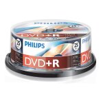 1x25 Philips DVD+R 4,7GB 16x SP
