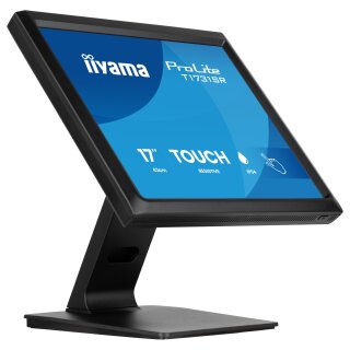43,0cm/17" (1280x1024) iiyama ProLite T1731SR-B2S 5:4 TN 5ms 75Hz HDMI DisplayPort VGA VESA Speaker Touch Black
