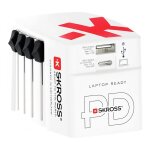 Skross World USB Charger A/C 65PD mit USB-C Kabel, Weltweit