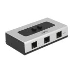 DELOCK Umschalter RJ11 2 Port manuell bidirektional