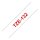 BROTHER P-Touch TZE-132 rot auf clear 12mm