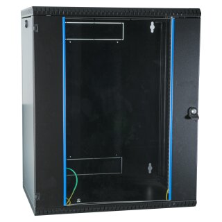EFB 19" Wandgehäuse 18HE, fest, 1-teilig, RAL9005, Tiefe 600 mm