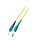 EFB Simplex Patchkabel SC/APC-SC OS2 G657A2 1m LSZH 3mm gelb