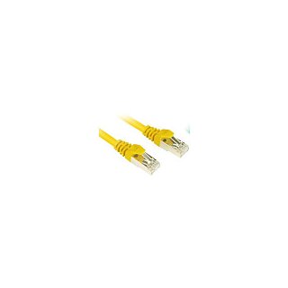 Sharkoon Kabel RJ45 CAT.6 SFTP 1.0m gelb