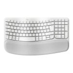 Logitech Wave Keys Keyboard with cushioned palm rest...