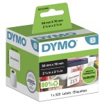 Dymo LabelWriter - Mehrzwecketiketten Selbstklebend - 54...