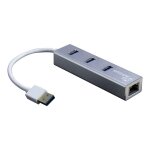 USB3.0 HUB 3Port Inter-Tech Argus IT-310-S 1x RJ45...