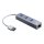 USB3.0 HUB 3Port Inter-Tech Argus IT-310-S 1x RJ45 Gigabit Lan passiv Silver