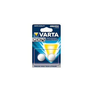 VARTA Knopfzelle CR2450 Lithium 3V (2-Pack)