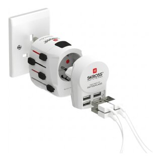 Skross MUV Micro Universal Reiseadapter, Weltweit