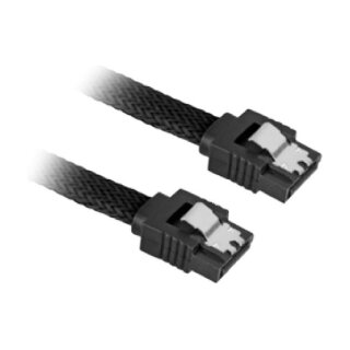 Sharkoon Kabel SATA III sleeve 0.60m schwarz