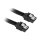Sharkoon Kabel SATA III sleeve 0.60m schwarz