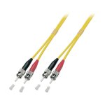 EFB Duplex Patchkabel ST-ST OS2 G652D 10m LSZH 3mm gelb