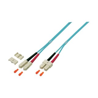 EFB Duplex Patchkabel SC-SC OM4 1m LSZH 3mm erikaviolett
