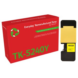 Xerox Toner Everyday Kyo TK-5240Y Yellow Remanufactured