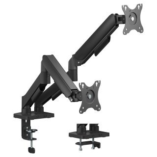 Equip Tischhalterung 17"-32"/2TFT 360° Gasfeder 9Kg schwarz