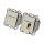 Datendose Cat.6A 500MHz oben/unten,Unterputz,2xRJ45,weiß
