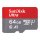 CARD Sandisk Ultra - Flash-Speicherkarte (microsdxc-an-SD-Adapter inbegriffen) - 64 GB
