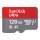 CARD Sandisk Ultra - Flash-Speicherkarte (microsdxc-an-SD-Adapter inbegriffen) - 128 GB