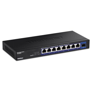 TRENDnet TEG-S5091 9-Port Switch, 2.5G Unmanaged Switch mit 10G SFP+ Port