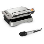 Tefal OptiGrill 2in1 GC773D (edelstahl, 2.100 Watt, mit...