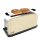 Hobbs Retro Vintage Cream Toaster Creme-Edelstahl