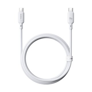 Silky Series Ladekabel Type-C to Type-C 100W 1m Wei