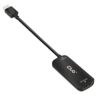Club3D Adapter HDMI + MicroUSB > DP 4K120Hz aktiv St/Bu