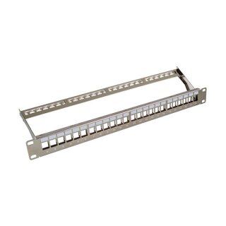 EFB V2 Verteilerfeld 19 1HE 24-Port grau RAL7035
