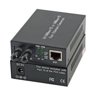 Media Konverter RJ45-STP/ST, 1310nm/2km, Fast Ethernet