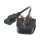 KAB EFB Netzleitung UK BS1363A-C13 180°,schwarz,5m,3x1.00mm