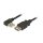 USB2.0 Verlängerung A(gewinkelt)-A,St-Bu,3.0m,sw,Classic