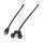 USB2.0 Verlängerung B-B,St.-Einbaubuchse,3.0m,sw,Classic