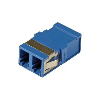 EFB Kupplung LC Duplex OS2 blau flanschlos