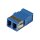 EFB Kupplung LC Duplex OS2 blau flanschlos