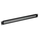 EFB 19" 1HE Blindplatte, perforiert, RAL9005