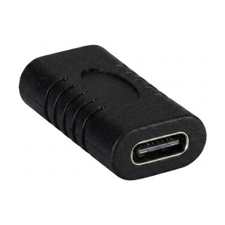 EFB USB 3.2 Typ-C Adapter, Typ-C Buchse - Typ-C Buchse, schwarz