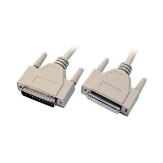 EFB EK165.1 Datenkabel seriell 1:1 1m Stecker-Buchse DB25pol
