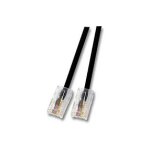 EFB Modularkabel RJ45 (8/4) - RJ45 (8/4), schwarz, 3 m