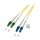 EFB Duplex Patchkabel LC/APC-LC OS2 G652D 1m LSZH 2mm gelb