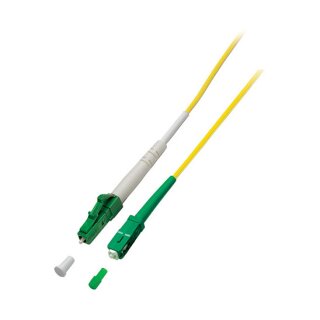 EFB Simplex Patchkabel LC/APC-SC/APC OS2 G657A2 1m LSZH 2mm gelb