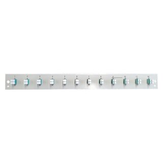 EFB Bestckte Frontblende mit 12 x LC Duplex Kupplung OM3, schwarz