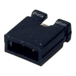 EFB Adressierstecker EKSP/G schwarz, RM 2,54mm, offen,100er