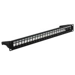 EFB Verteilerfeld 19" 1HE, 24-Port, Metall, klappbar...