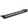 EFB Verteilerfeld 19" 1HE, 24-Port, Metall, klappbar schwarz RAL9005