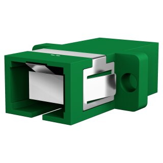 EFB Kupplung SC/APC Simplex OS2 grn mit Shutter