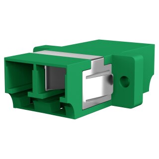 EFB Kupplung LC/APC Duplex OS2 grn mit Shutter