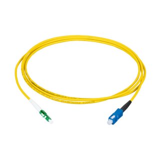 EFB Simplex Patchkabel LC/APC-SC OS2 G657A2 1m LSZH 3mm gelb