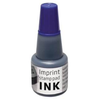 Stempelfarbe Imprint Wasserbasierend blau 24ML 7711