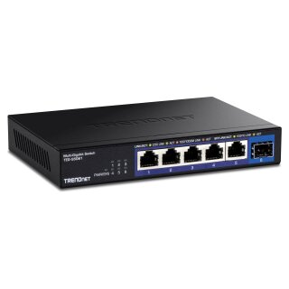 TRENDnet TEG-S5061 6-Port Switch, 2.5G Unmanaged Switch mit 10G SFP+ Port